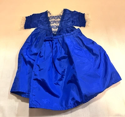 Pleasant Company Muñeca American Girl Felicity Merriman Vestido de Navidad y Stomacher Foto 1 de 4