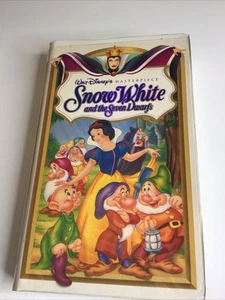 Snow White And The Seven Dwarfs Walt Disney Masterpiece VHS  1524 - Picture 1 of 2