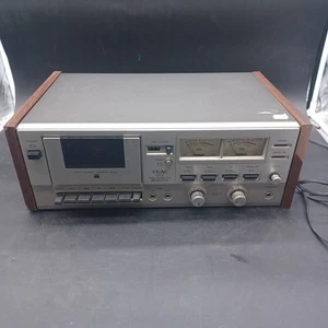 Vintage TEAC A-107 Stereo Cassette Deck - For Parts Or Repair - Sold AS-IS! - Picture 1 of 9