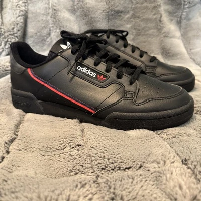 Adidas Originales Continental 80 J Juvenil Talla 7 Zapatos Atléticos Negros F99786 Nuevos Foto 1 de 4