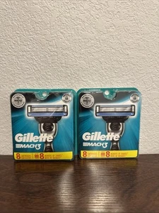 2 pezzi Gillette Mach3 Ricarica Lama Rasoio, 8 Cartucce - Foto 1 di 1