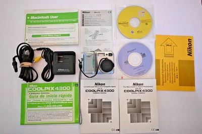 Nikon COOLPIX 4300 4.0MP Digital Camera - Silver - Image 1 of 4