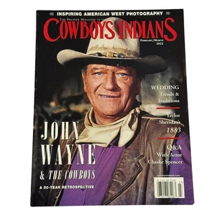 Cowboys Indians Magazine February March 2022 John Wayne Feature - Imagen 1 de 7