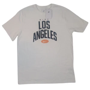 Camiseta Nike Para Hombre NUEVA NUEVA CON ETIQUETAS Blanca Logo de Los Ángeles Talla Mediana M - Imagen 1 de 5