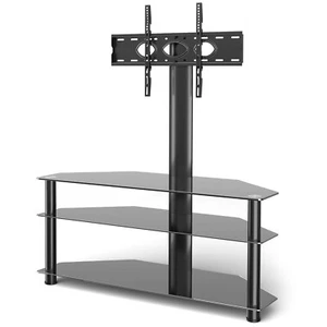 Swivel Floor Corner TV Mount,3-in-1 Flat Screen Stand Base for 31 to 70 inch - Picture 1 of 12