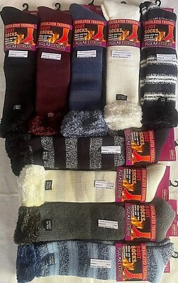 POLAR EXTREME Insulated Knee High Thermal Boot Socks 1 Pair Shoe size 5-9 NWT - Image 1 of 4