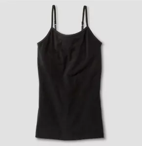 New 2 Pack Girls' Large 10/12 Favorite Cami Tank Top Cat & Jack Black - Picture 1 of 4