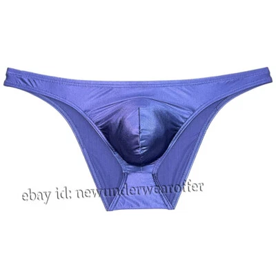 Cuecas masculinas de biquíni de cetim de seda bolsa para melhorar cuecas atrevidas - Imagem 1 de 4
