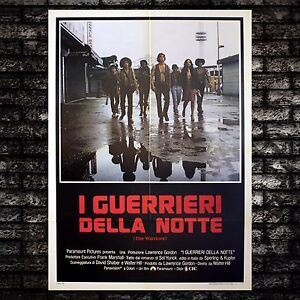 Vintage Original Movie Poster The Worriors - I Guerrieri Della Notte 100x140 CM