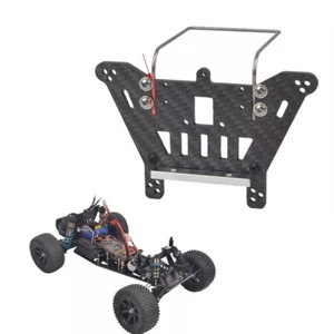Front/Rear Carbon Fiber Shock Tower Mounts For Traxxas 2WD Rustler Bandit VXL - Picture 1 of 16