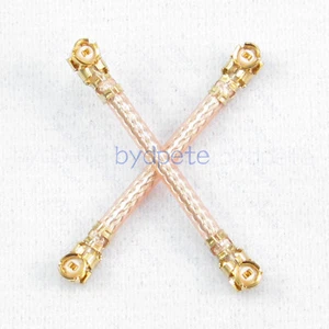 IPX UFL to U.FL female plug RA RG178 RG-178 jumper Coaxial Cable IPX1 50ohmx - Picture 1 of 12