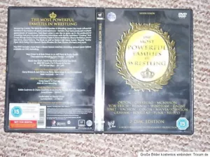 DVD WWE The Most Powerful Families in Wrestling WCW NWA WWF ECW ROH AWA USWA TNA - Picture 1 of 1