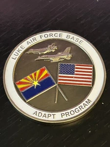 Vintage Collectible Luke Air Force Base Medallion Coin Metal - Picture 1 of 2