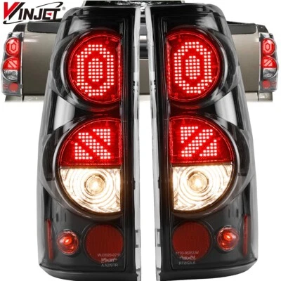 Luces traseras LED para Chevy Silverado 1500 2500 3500 1999-2006 lente transparente negra Foto 1 de 4