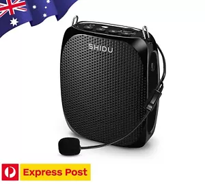 SHIDU 10W Voice Amplifier Wired Palm Size Portable PA Systems USB SD support - Picture 1 of 6