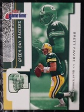 2001 Brett Favre Game Time Fleer Showcase green Bay Packers #81