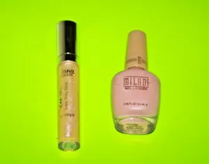 Milani Nail Lacquer Nailpolish #02A + Jordana LipGloss #106 Lot/2 New/Unsealed - Picture 1 of 2