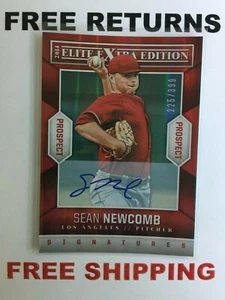 2014 Panini Elite Extra Edition RC On Card Auto #15 Sean Newcomb #D /399 - Picture 1 of 2