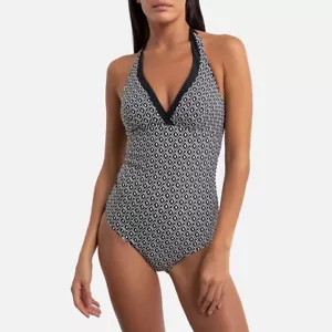 La Redoute Graphic Print Triangle Swimsuit GHB349 - Picture 1 of 3