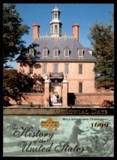 2004 Upper Deck The History of the United States Williamsburg #CD1
