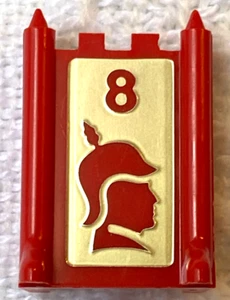1986 Vintage Stratego Red #8 Miner Game Piece Token Replacement Part - Picture 1 of 4