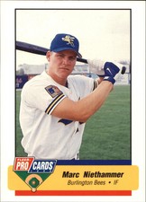 1994 Burlington Bees Fleer/ProCards #1090 Marc Niethammer