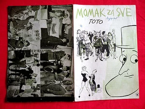 TOTO A COLORI 1952 ITALIANO STENO MARIO CASTELLANI V. RIENTO EXYU PROGRAMMA FILM - Foto 1 di 4
