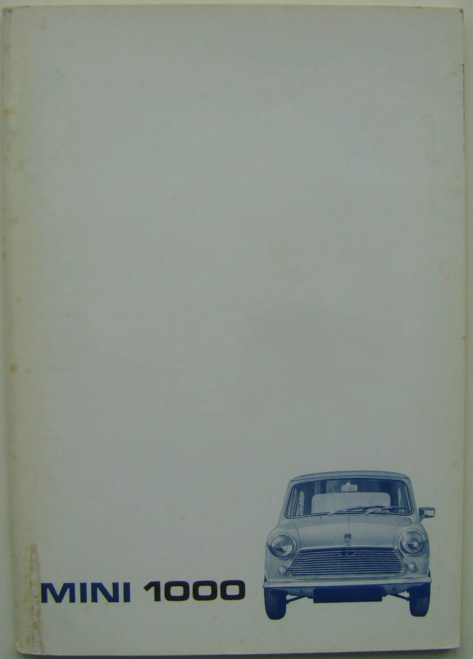 Original Mini 1000 Handbook 1977 SWEDISH - Image 1 of 1