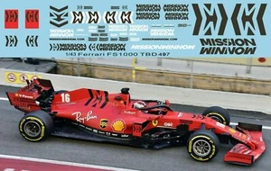 1/43 Decals für Ferrari SF1000 2020 TB Decal TBD497 - Bild 1 von 1