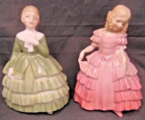 Set Royal Doulton BELLE HN2340 & ROSE Porcelain Figurines - Picture 1 of 5