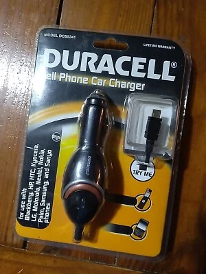 Duracell Cell Phone Vehicle Car Charger - Brand New  - Image 1 of 3