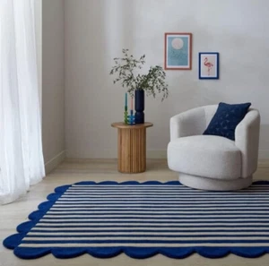 Kabir Rugs Handmade Tufted Wool Carpet for Living Room, Bedroom, Hall, Entryway - Picture 1 of 4