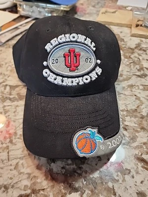 Indiana Hoosiers NCAA 2002 NCAA Basketball Final 4 Regional Cap/Hat New W Tags  - Image 1 of 4