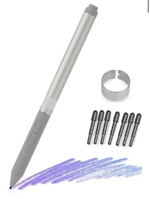 **BRAND NEW** HP Rechargeable Active Pen stylus G3, USB-C Cable, 7 extra nibs - Image 1 of 4