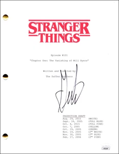 Gaten Matarazzo Signed Autograph Stranger Things Pilot Script Screenplay JSA COA - Picture 1 of 4
