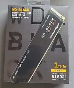 Western Digital SN770 1TB, Internal SSD - WDBBDL0010BNC-WRWM **SEALED** - Picture 1 of 2