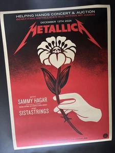 Poster Obey & Metallica Helping Hands (12/13) Shepard Fairey (firmato) AE- /500 - Foto 1 di 5