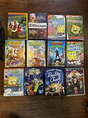 Nickelodeon DVD Lot SpongeBob Scooby Doo Sing Looney Tunes Cartoon Network - Image 1 of 4