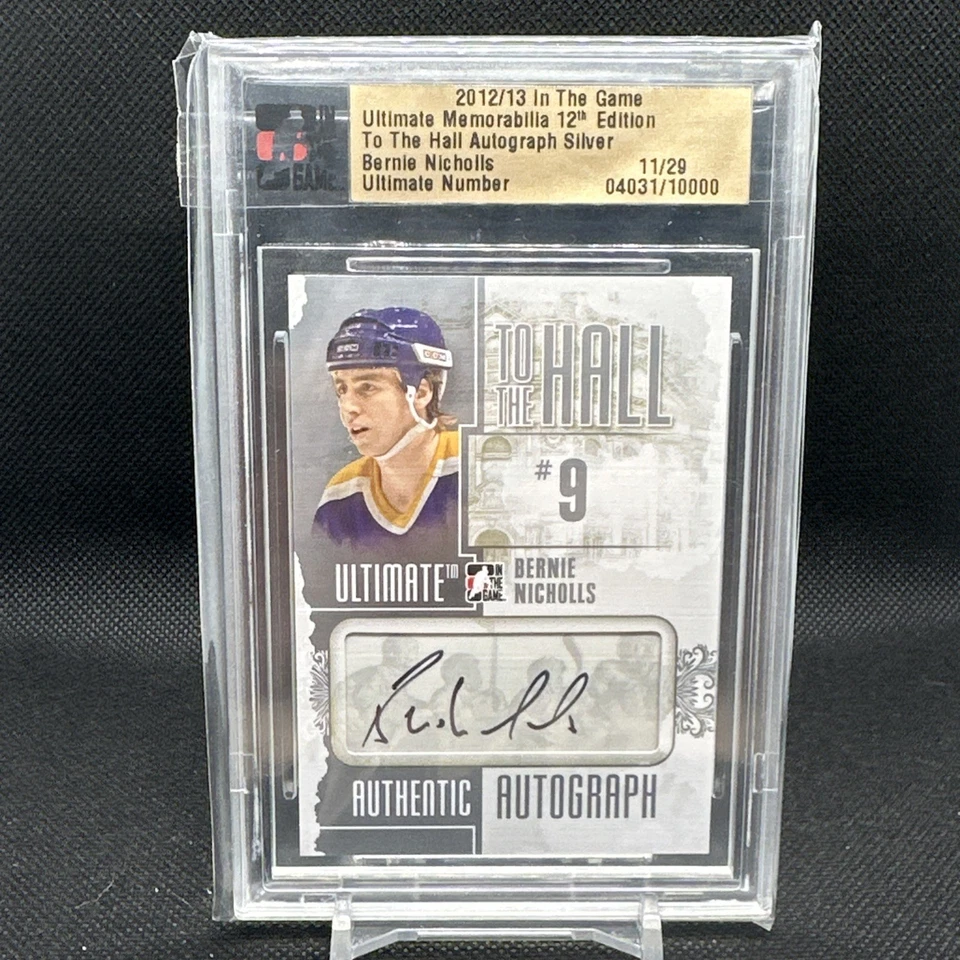 12/13 ITG ULTIMATE MEMORABILIA BERNIE NICHOLS TO THE HALL AUTÓGRAFO 29/11! Foto 1 de 1
