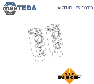 38402 KLIMAANLAGE EXPANSIONSVENTIL VORNE NRF NEU OE QUALITÄT - Image 1 of 4