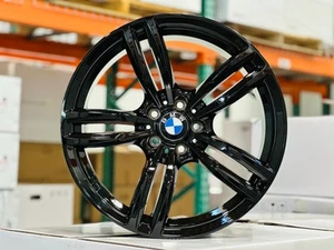 4 NEW 437M Staggered 19" Rims Wheels Fits: 2017+ BMW M2 M3 M4 M5 M8 Competition - Picture 1 of 8