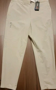 Neu mit Etikett RLX Ralph Lauren Basic sandfarbene Golfhose leichtes feuchtigkeitsableitendes Nylon 34 W 30 L - Bild 1 von 10