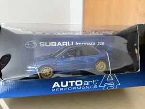 AUTOart 1/18 SUBARU IMPREZA 22B STi Version Upgrade Edition Out of Print - Picture 1 of 9