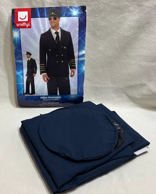 SMIFFYS: Disfraz de Piloto Vestido Elegante - Chaqueta, Pantalón y Sombrero - Talla UK M - NUEVO Foto 1 de 4