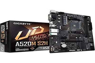 GIGABYTE A520M S2H mATX Motherboard for AMD AM4 CPUs - Imagen 1 de 4