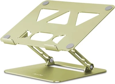Soporte para portátil para escritorio, soporte ajustable para portátil y elevador, aluminio plegable... Foto 1 de 4