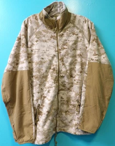 PECKHAM USMC WIND PRO FLEECE JACKET DESERT DIGITAL SMALL REG - Picture 1 of 3