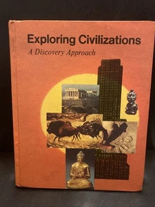 Vintage Textbook- Exploring Civilizations, A Discovery Approach, 1974, Hardcover - Bild 1 von 23