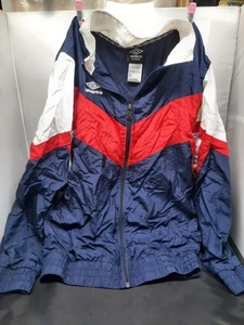 Vintage Umbro, Mens Small, Windbreaker Jacket, Red White & Blue, Excellent Shape - Picture 1 of 4