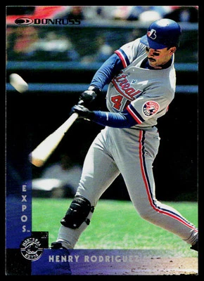 1997 Donruss Henry Rodriguez #10 Montreal Expos - Image 1 of 2